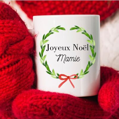 Special Christmas mug - Merry Christmas Grandma (or other)