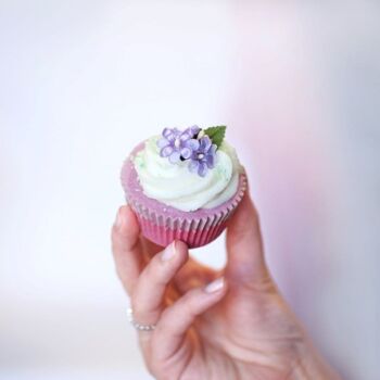 Cupcake de bain magique lilas 2