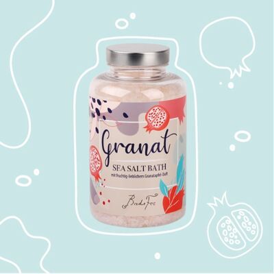 Bath salt garnet