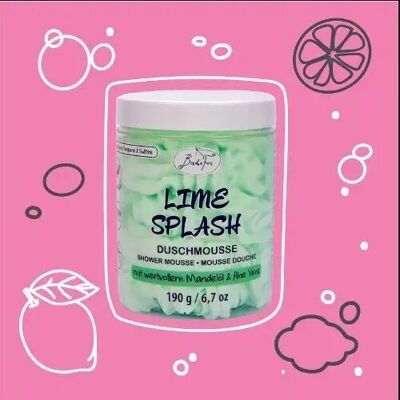 Lime Splash shower mousse
