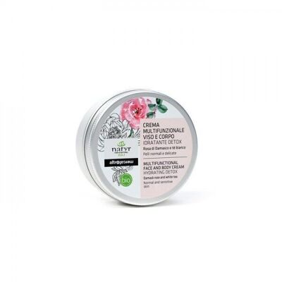 Face and body cream with Damascus rose and white tea 150ml