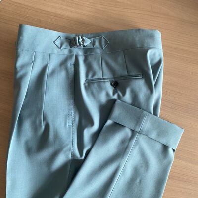 Grau/blaue Napoli-Hose