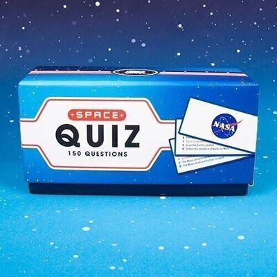 Von der NASA inspiriertes Quizkartenspiel