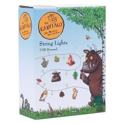 Cadena de luces de madera Gruffalo