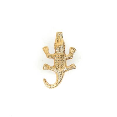 HV Türknauf – Krokodil – Gold – 15 x 8 x 2,5 cm