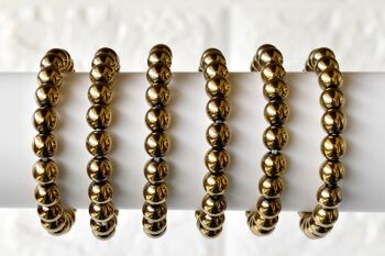 Golden Hematite Bracelet (Grounding and Courage) 4