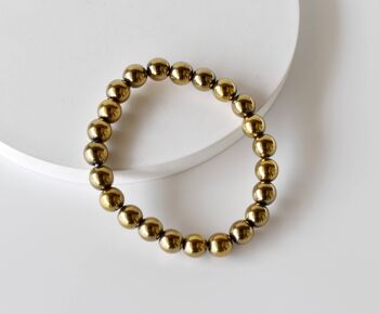 Golden Hematite Bracelet (Grounding and Courage) 5