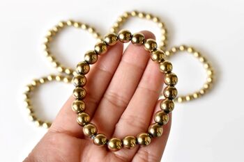 Golden Hematite Bracelet (Grounding and Courage) 10