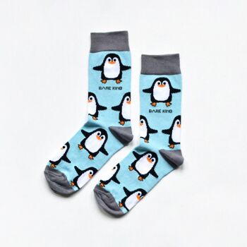 Chaussettes Pingouin | Chaussettes en bambou | Chaussettes aquatiques | Chaussettes Antarctique 1