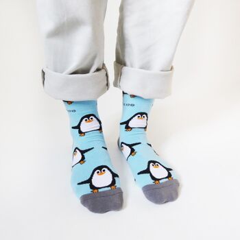 Chaussettes Pingouin | Chaussettes en bambou | Chaussettes aquatiques | Chaussettes Antarctique 4