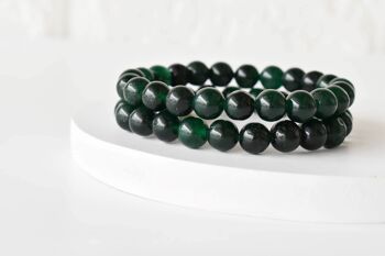 Green Jade Bracelet (Wisdom and Balance) 2