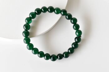 Green Jade Bracelet (Wisdom and Balance) 5