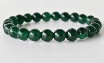 Green Jade Bracelet (Wisdom and Balance) 7