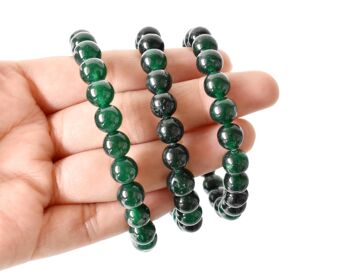 Green Jade Bracelet (Wisdom and Balance) 9