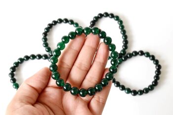 Green Jade Bracelet (Wisdom and Balance) 10