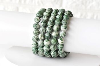 Green Spot Jasper Bracelet (Passion and Creativity) 3