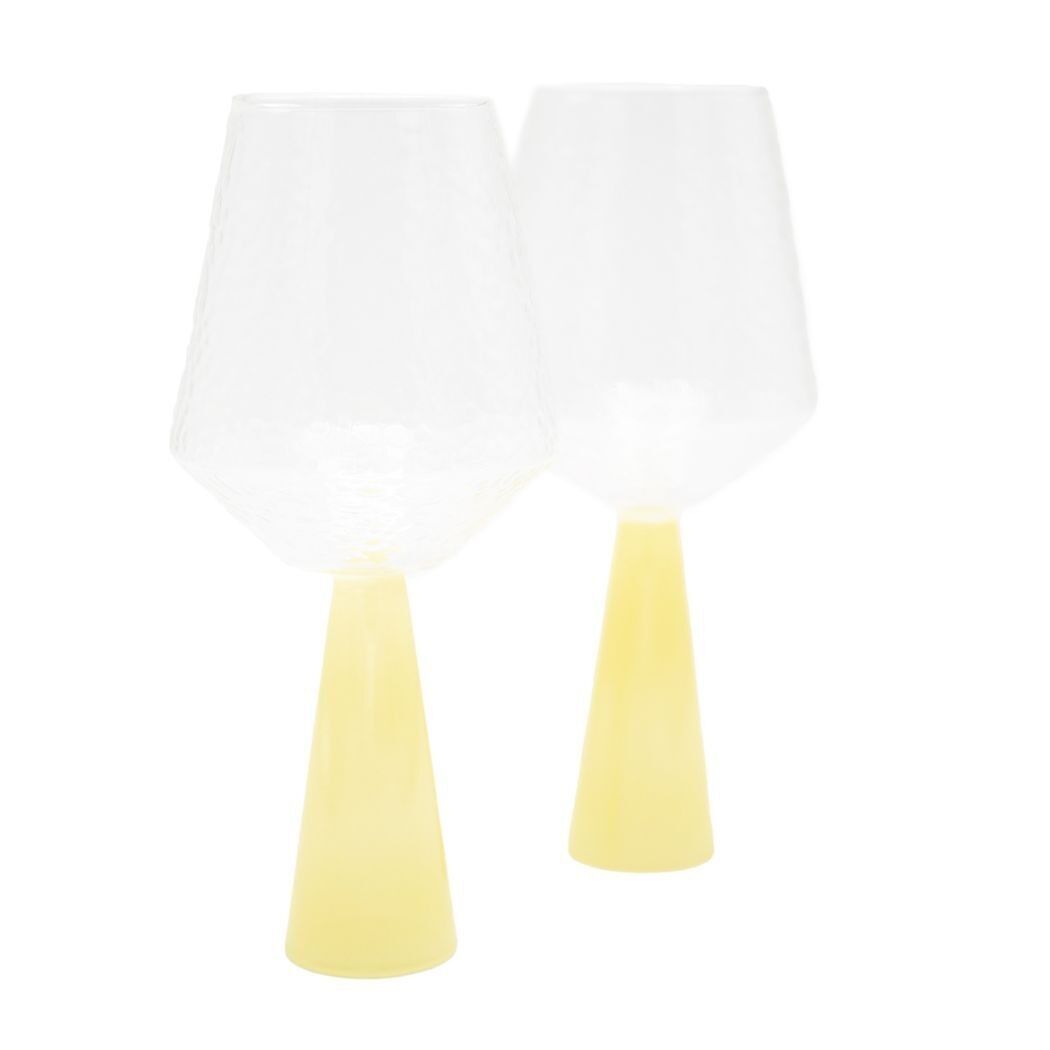 Wine Glass Claude | Set of 2 | Wine glass set | topaz