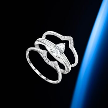 Alliance diamant de laboratoire - 0,04 ct - Or Jaune 18 kt- La Source 2