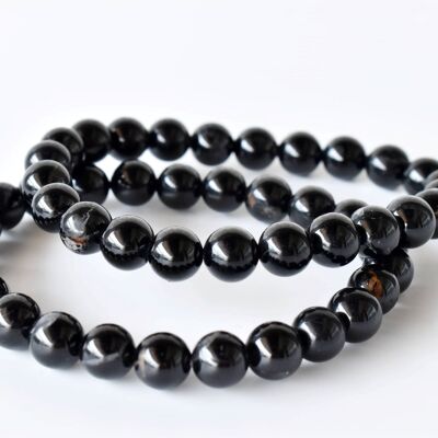 Black Tourmaline Bracelet (Resolution and Strength)