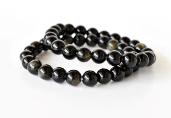 Golden Obsidian Bracelet (Trauma and Releases Imbalances) 1