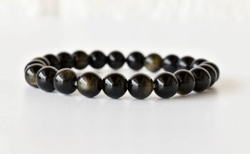 Golden Obsidian Bracelet (Trauma and Releases Imbalances) 7