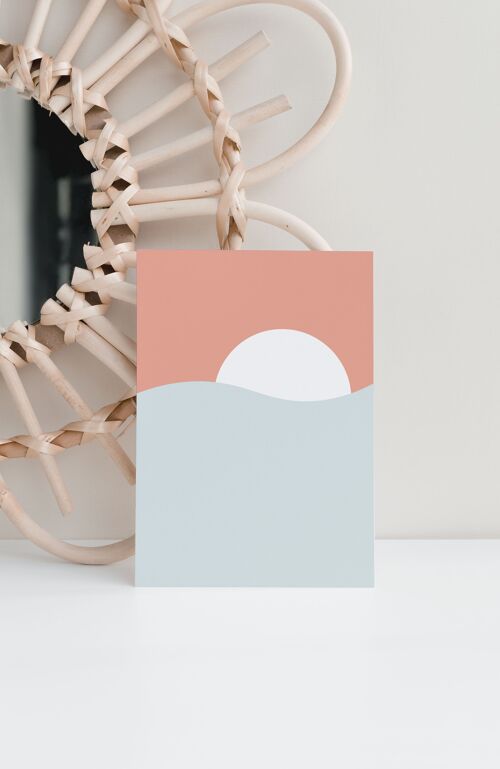 Affiche A5 "sunset marshmallow"