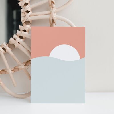 A5 poster "sunset marshmallow"