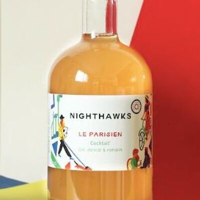 Le Parisien (50cl) - Ready-to-drink cocktail with Gin, apricot & rosemary
