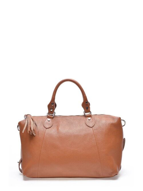 AW23 MG 1305_COGNAC_Top Handle Bag