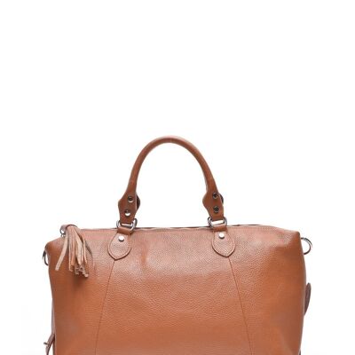 AW23 MG 1305_COGNAC_Top Handle Bag