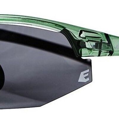 Sprint EASSUN Sonnenbrille, CAT 3 Solar und graue Gläser und verstellbarer, glänzend grüner Rahmen