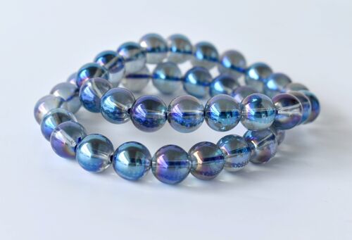 Aura Quartz Titanium Bracelet (Self- Healing and Empathy)