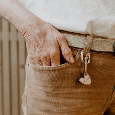 Schlüsselanhänger - Oma-Herz