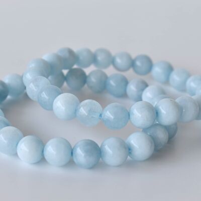 Aquamarine Bracelet (Protection and Anxiety Relief)