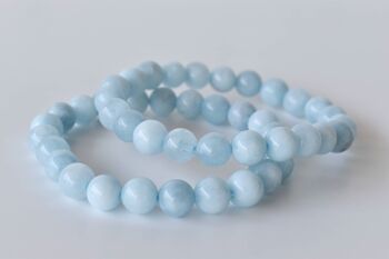 Aquamarine  Bracelet (Protection and Anxiety Relief) 1