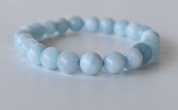 Aquamarine  Bracelet (Protection and Anxiety Relief) 7