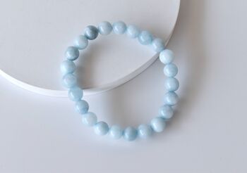Aquamarine  Bracelet (Protection and Anxiety Relief) 8