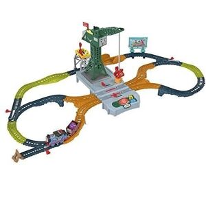 Mattel - HRC47 - Fisher Price - Thomas et ses amis - Quai de déchargement - avec Cranky la grue - Plus de 325 chansons, sons et phrases