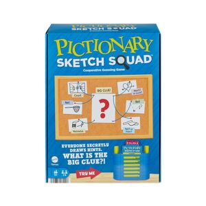 Mattel - HTW84 - Pictionnary - Jeu De Société Coopératif - Nouvelle Version - Pictionary Squad pour Famille et amis, avec Devinettes, pour 2 À 6 Joueurs, Jeu Adolescents Et Adultes