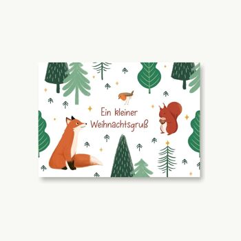 Mini carte - Petits messages - Un petit message de Noël DIN A7 1