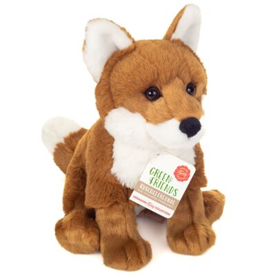 Volpe seduta 20 cm - peluche - animale di pezza