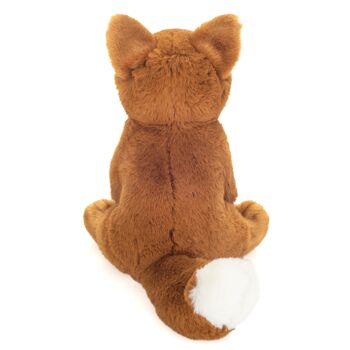 Renard assis 20 cm - peluche - peluche 3