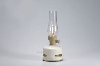 Lampe Lumineuse & Sonore MoriMori Blanc Perle 1