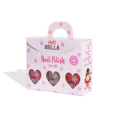 Pack de 3 esmaltes de uñas Pink Glitter Attack