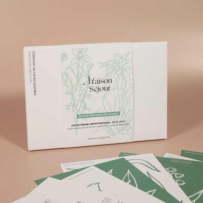 Maison Séjour Collection - 6 Cartes postales