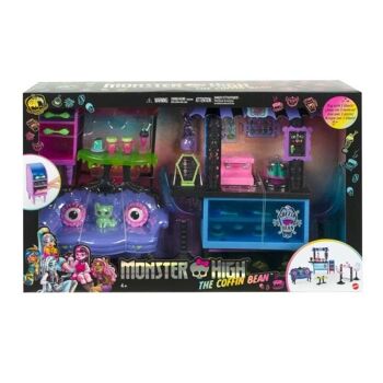 Mattel - HHK65 - Monster High - Coffret Cafétéria des vampires - Bean Café Lounge Playset 6