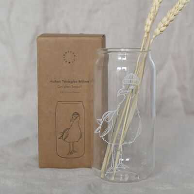 Tall drinking glass seagull (PU = 6 pieces)
