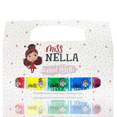 Pack arcoiris de 5 esmaltes de uñas