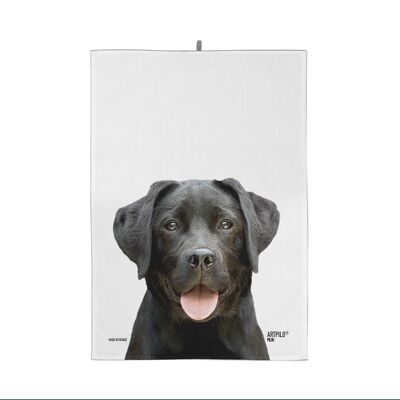 100% cotton dog print tea towel - Labrador