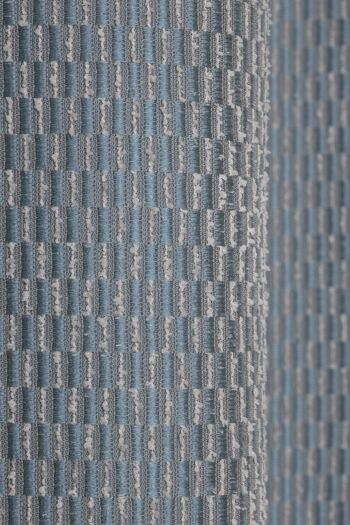 Double-rideau ALBA - Col Bleu - Panneau à oeillets - 140 x 260 cm - 74 % polyester 26% coton 4